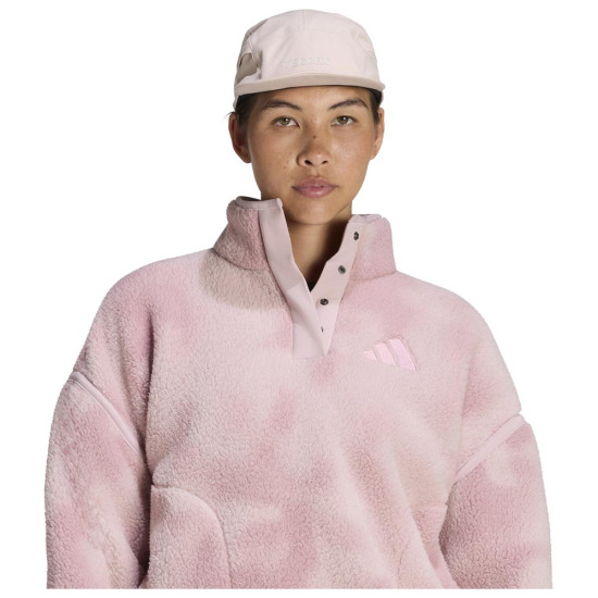 Adidas Γυναικείο φούτερ Terrex Multi High-Pile Fleece Pullover